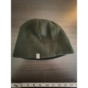 Smartwool Merino Wool Beanie Green Black Skull Cap Mens Hiking Ski Hat One Size